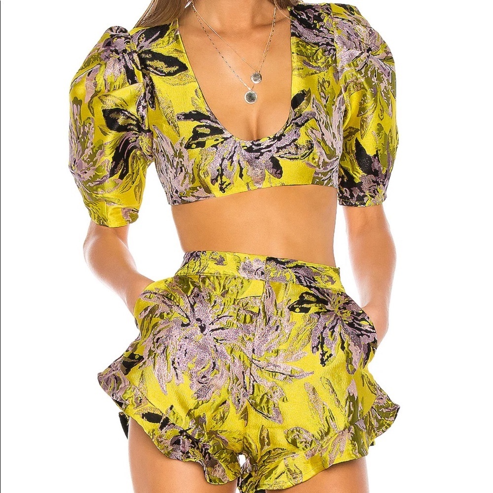 COPY - Camila Coelho Kahlo Top and Shorts